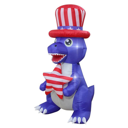 Patriotic Independence Day 4th of July Bear/Dinosaur/Nutcracker Inflatable - Inflatable - Starry Decor - Mad Fly Essentials