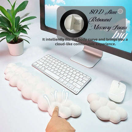 PC Accessories Cloud Shaped Wrist Memory Foam Mouse Pad - PC Accessories - synhwei - Mad Fly Essentials