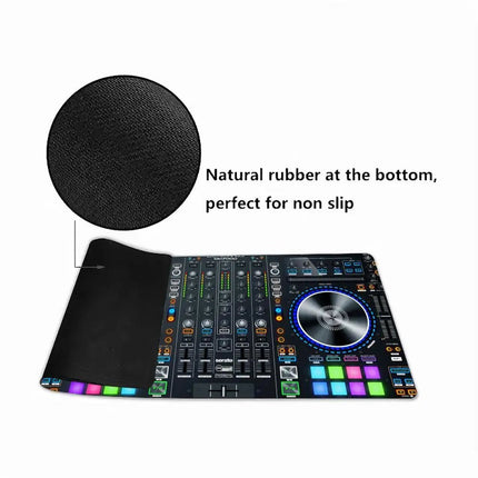 PC Accessories DJ Controller Black Large Mouse Pad - PC Accessories - Mairuige - Mad Fly Essentials