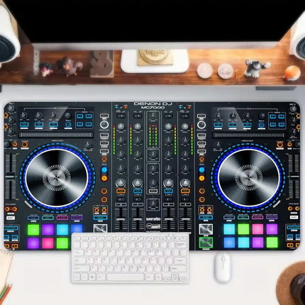PC Accessories DJ Controller Black Large Mouse Pad - PC Accessories - Mairuige - Mad Fly Essentials