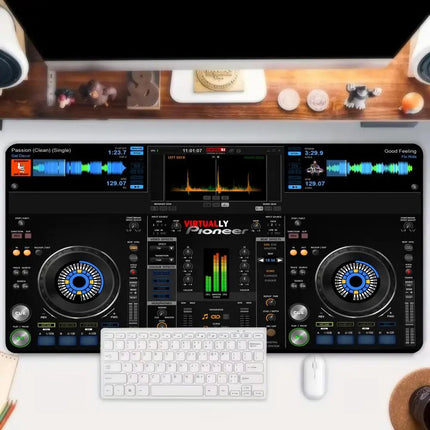 PC Accessories DJ Controller Black Large Mouse Pad - PC Accessories - Mairuige - Mad Fly Essentials