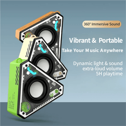 PC Accessories Wireless LED Bluetooth Transparent Bass Speakers - PC Accessories - Stonego - Mad Fly Essentials