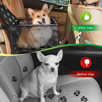 Pet Booster Seat Foldable Waterproof Dog Carrier Auto Seat - Pet Booster Seat - Pet Essentials - Mad Fly Essentials