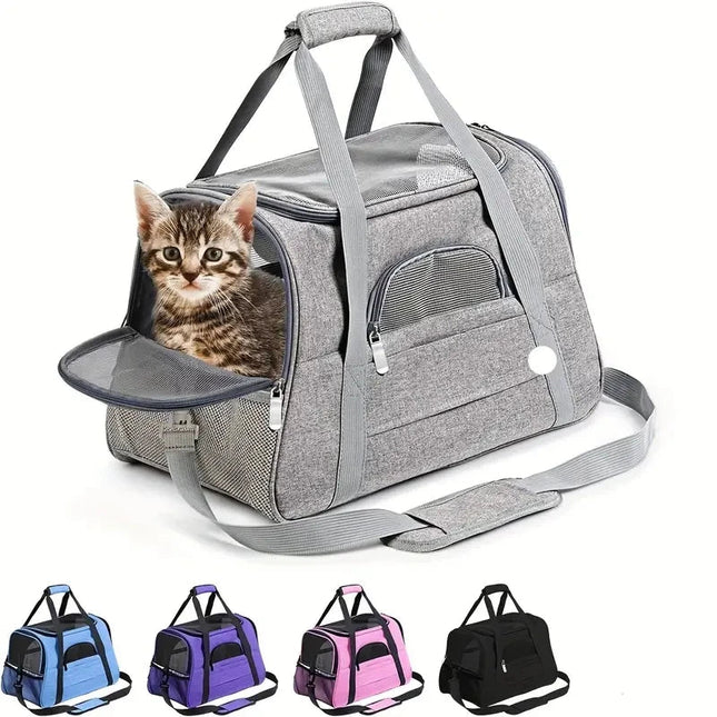 Pet Carrier Dog Cat Soft Side Travel Carrier - Pet Carrier - OLN - Mad Fly Essentials