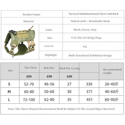 K9 Training Harness Dog Collar Pet Essentials - Pet Essentials - EASTONG - Mad Fly Essentials