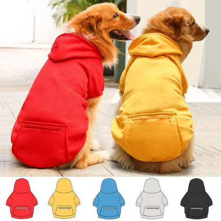 Dog Plaid Reversible Jacket Pet Hoodies - Mad Fly Essentials