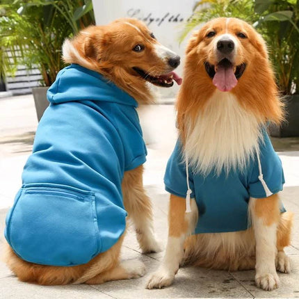 Dog Plaid Reversible Jacket Pet Hoodies - Mad Fly Essentials