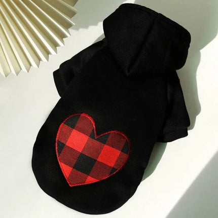 Dog Plaid Reversible Jacket Pet Hoodies - Mad Fly Essentials