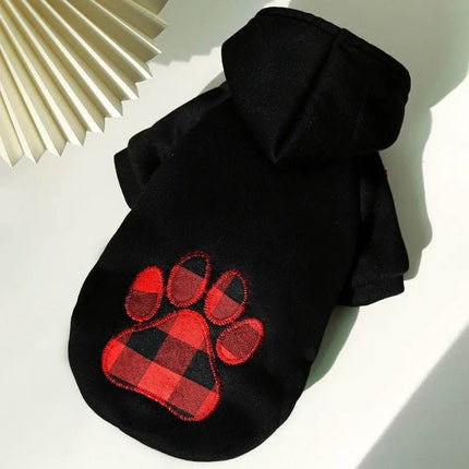 Dog Plaid Reversible Jacket Pet Hoodies - Mad Fly Essentials