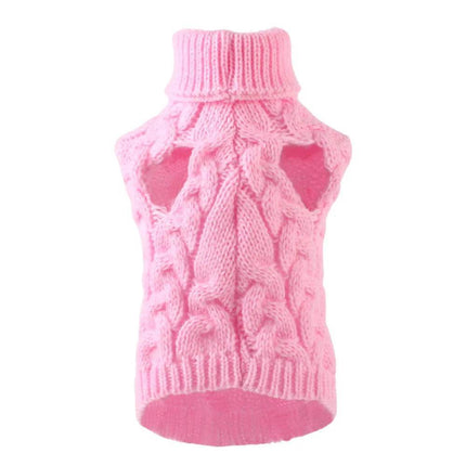 Dog Solid Knitted Winter Sweater Pet Essentials - Pet Essentials - PetBoss - Mad Fly Essentials