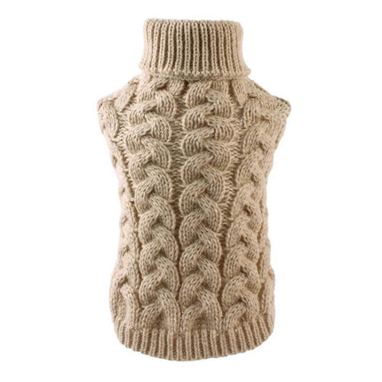 Dog Solid Knitted Winter Sweater Pet Essentials - Pet Essentials - PetBoss - Mad Fly Essentials