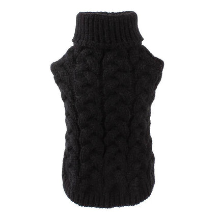 Dog Solid Knitted Winter Sweater Pet Essentials - Pet Essentials - PetBoss - Mad Fly Essentials