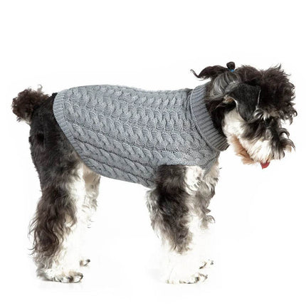 Dog Solid Knitted Winter Sweater Pet Essentials - Pet Essentials - PetBoss - Mad Fly Essentials