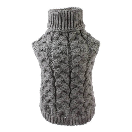 Dog Solid Knitted Winter Sweater Pet Essentials - Pet Essentials - PetBoss - Mad Fly Essentials