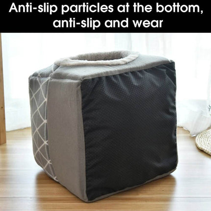 Dog Villa Winter Cat Cave Bed Pet Essentials - Pet Essentials - Muttering Bear - Mad Fly Essentials