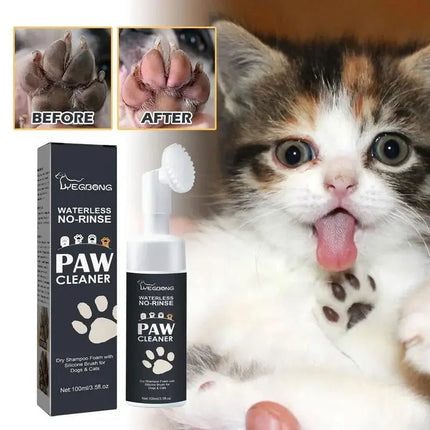 Pet Essentials 100mL Dog Paw Cleaner Waterless Grooming Shampoo Pet Essentials pb+ Mad Fly Essentials