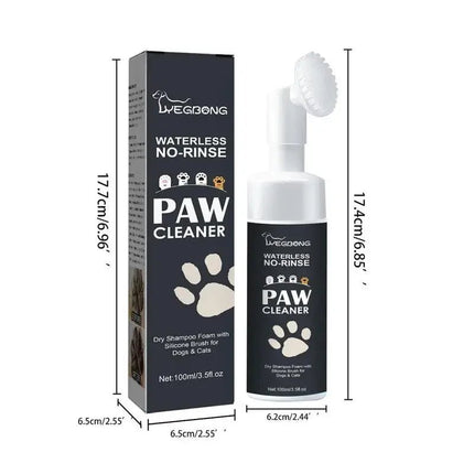 Pet Essentials 100mL Dog Paw Cleaner Waterless Grooming Shampoo Pet Essentials pb+ Mad Fly Essentials