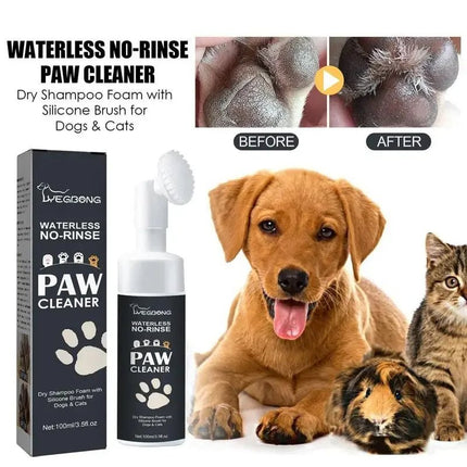 Pet Essentials 100mL Dog Paw Cleaner Waterless Grooming Shampoo Pet Essentials pb+ Mad Fly Essentials