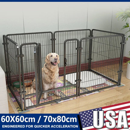 Pet Essentials 4/6 Panel Dog Fence Animal Kennel - Pet Essentials - Boin - Mad Fly Essentials