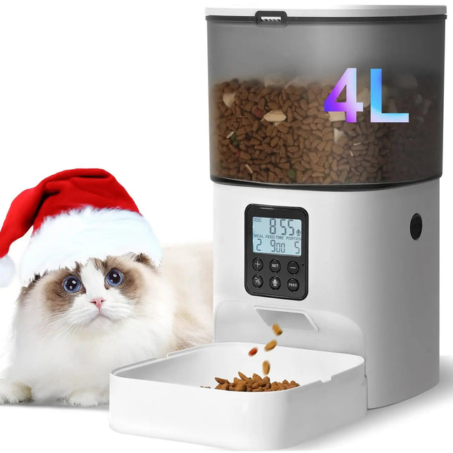 Pet Essentials Automatic 6ml Cat Feeder with Voice - Pet Essentials - Pupca - Mad Fly Essentials