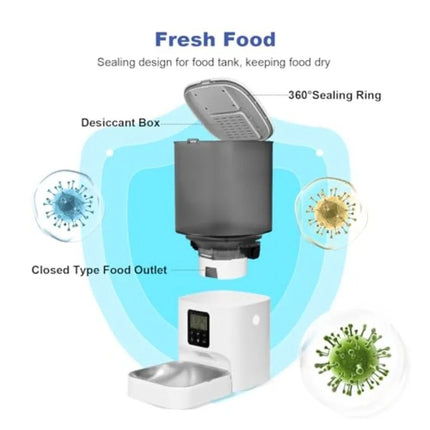 Pet Essentials Automatic 6ml Cat Feeder with Voice - Pet Essentials - Pupca - Mad Fly Essentials