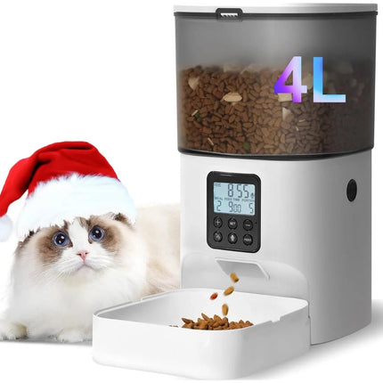 Pet Essentials Automatic 6ml Cat Feeder with Voice - Pet Essentials - Pupca - Mad Fly Essentials