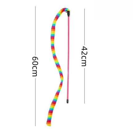Pet Essentials Rainbow Long Tail Caterpillar Cat Toy - Pet Essentials - Ahwoo And Groo - Mad Fly Essentials