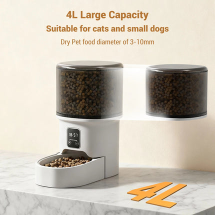 Pet Essentials Rechargeable Cat Dog Feeder with Portion Control - Pet Essentials - FIOVIEL - Mad Fly Essentials