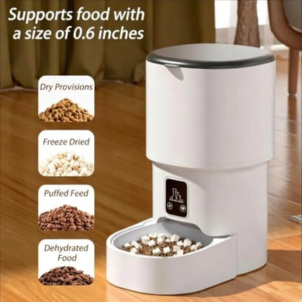 Pet Essentials Rechargeable Cat Dog Feeder with Portion Control - Pet Essentials - FIOVIEL - Mad Fly Essentials