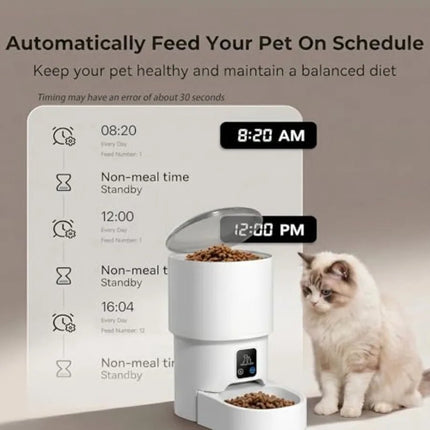 Pet Essentials Rechargeable Cat Dog Feeder with Portion Control - Pet Essentials - FIOVIEL - Mad Fly Essentials