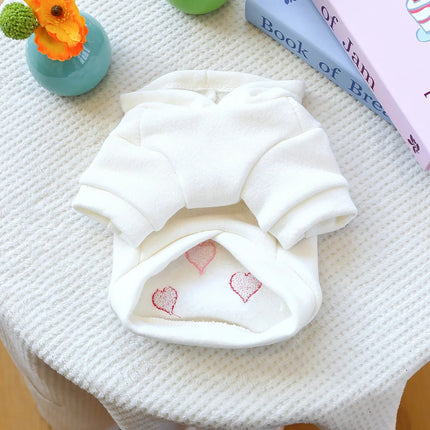 Pet Hoodies Dog Love Heart Puppy Pullover - Pet Hoodies - PetBoss - Mad Fly Essentials