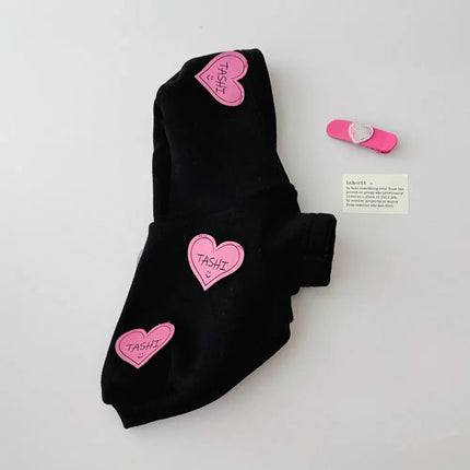Pet Hoodies Dog Love Heart Puppy Pullover - Pet Hoodies - PetBoss - Mad Fly Essentials