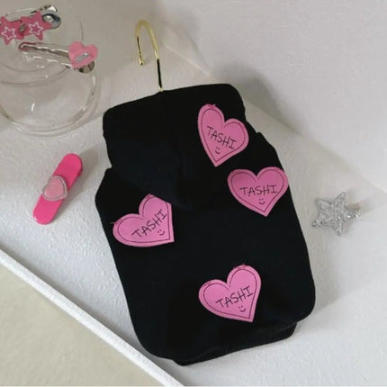 Pet Hoodies Dog Love Heart Puppy Pullover - Pet Hoodies - PetBoss - Mad Fly Essentials
