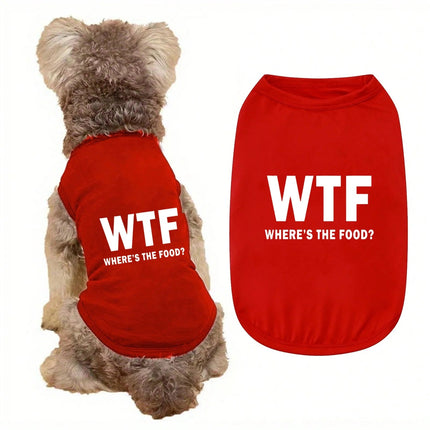 Pet Hoodies Dog Tank Top WTF Apparel - Pet Hoodies - PetBoss - Mad Fly Essentials