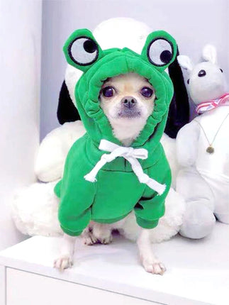 Pet Hoodies Frog Shaped Dog Costume - Pet Hoodies - MURALON - Mad Fly Essentials