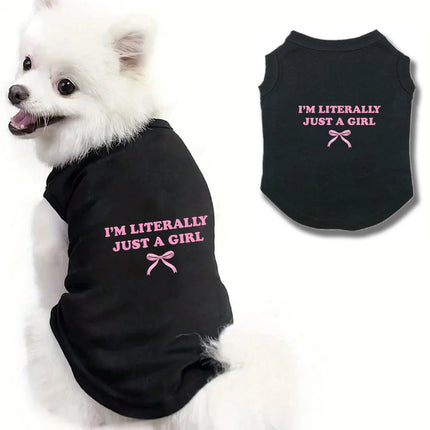 Pet Hoodies Im Just a Girl Dog Clothes - Pet Hoodies - MURALON - Mad Fly Essentials