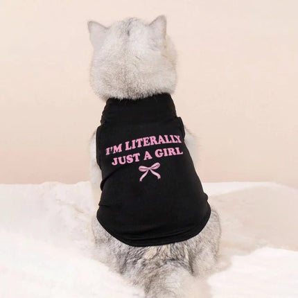 Pet Hoodies Im Just a Girl Dog Clothes - Pet Hoodies - MURALON - Mad Fly Essentials
