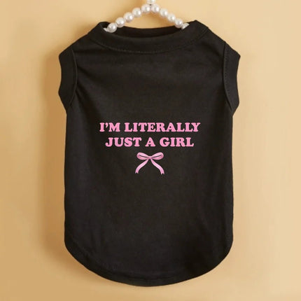 Pet Hoodies Im Just a Girl Dog Clothes - Pet Hoodies - MURALON - Mad Fly Essentials