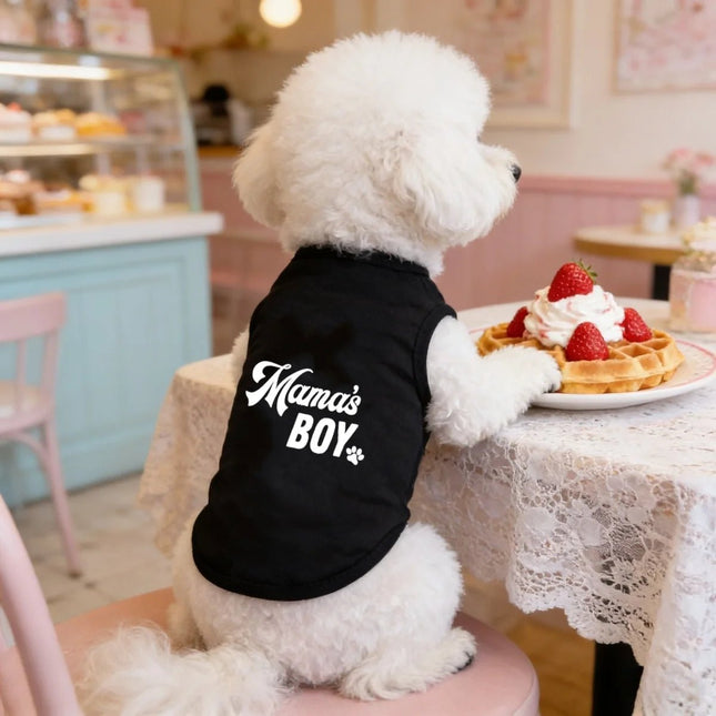 Pet Hoodies Mama's Boy T-Shirt - Pet Hoodies - Onecute - Mad Fly Essentials