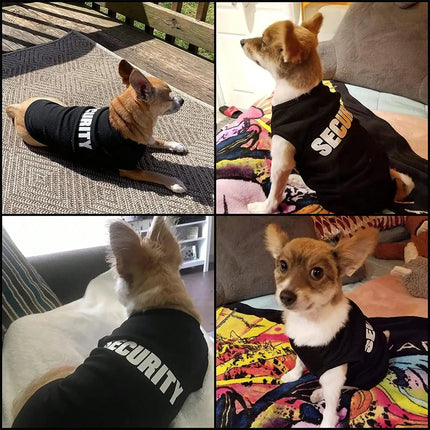 Pet Hoodies Red Cartoon Dog Cat Security Apparel - Pet Hoodies - Onecute - Mad Fly Essentials