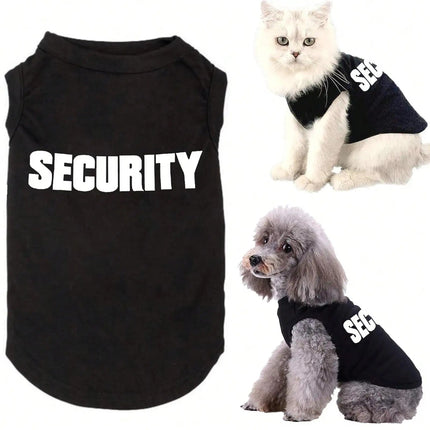 Pet Hoodies Red Cartoon Dog Cat Security Apparel - Pet Hoodies - Onecute - Mad Fly Essentials