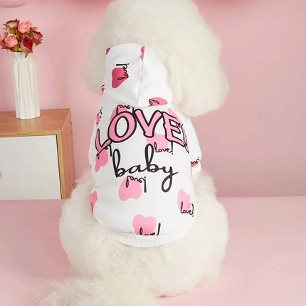 Love Baby! Dog Apparel Pet Hoodies - Mad Fly Essentials