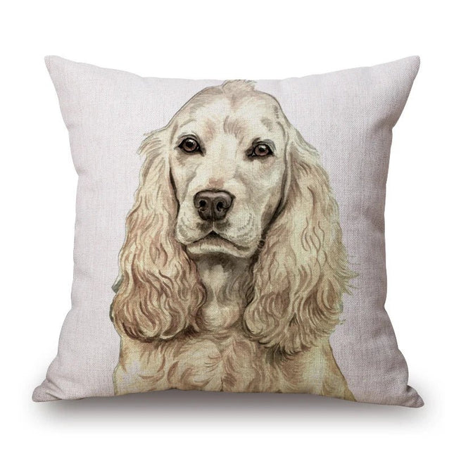 Pillows Decor Black White Sketch Dachshund Nordic Linen Pillow - Pillows Decor - Wandering Tribe - Mad Fly Essentials