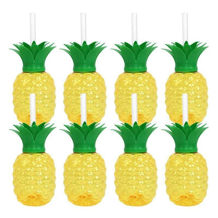 Pineapple Strawberry Fruit 8pc Cups Party Essentials - Party Essentials - 001 - Mad Fly Essentials