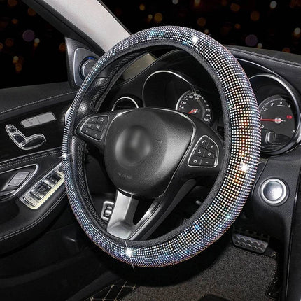 Pink Sequin Steering Wheel Cover Auto Essentials - Auto Essentials - Brangdy - Mad Fly Essentials