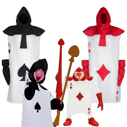 Poker Cosplay Ace Spades Party Costume - Costume - Instant Costumes - Mad Fly Essentials