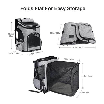Portable Expandable Pet Carrier - Mad Fly Essentials