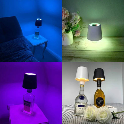 Portable Dimmable Wine Bottle Wireless Desk Lamp - Desk Lamp - YEAHUI EL - Mad Fly Essentials