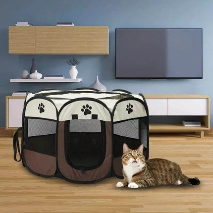 Portable Foldable Octagonal Kennel Pet Essentials - Pet Essentials - PetBoss - Mad Fly Essentials