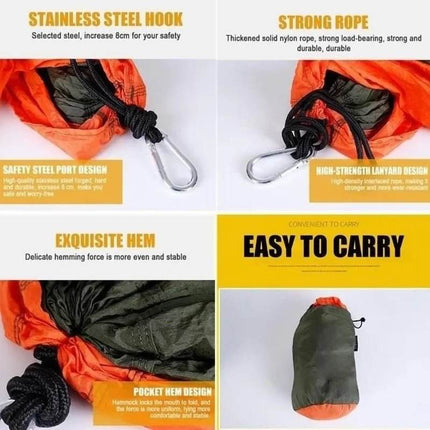 Portable Outdoor Camping Parachute Hammock Home Essentials - Home Essentials - MJMOTO - Mad Fly Essentials